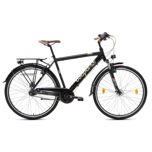 Csepel Signo 200 férfi trekking kerékpár 19" Fekete