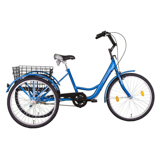 Koliken Gommer három kerekű 1 sebességes kerékpár kék