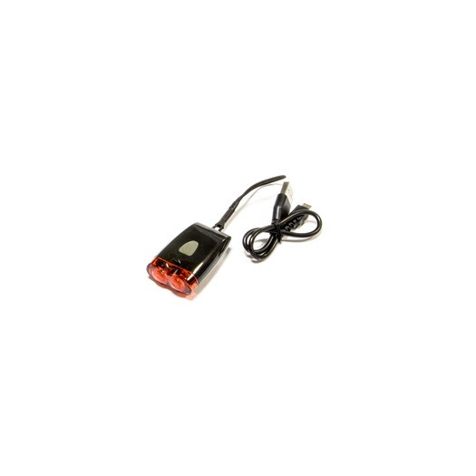 Fekete USB-s hátsó lámpa