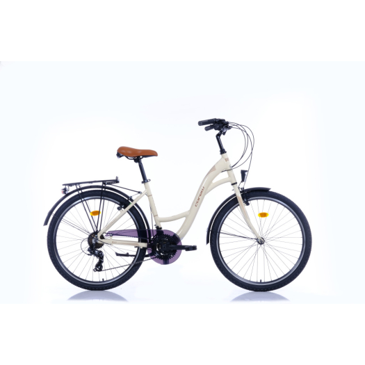 Corelli Glowie 28 könnyűvázas női trekking kerékpár 51 cm Krém