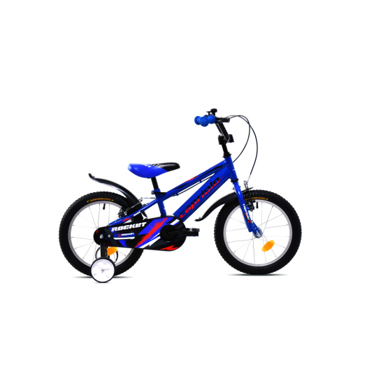 Capriolo Rocket 16" hátra tekerhető gyerek kerékpár Kék