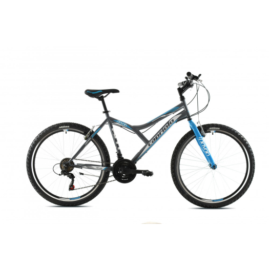 Capriolo Diavolo 600 26" férfi MTB kerékpár 19" Grafit-Kék