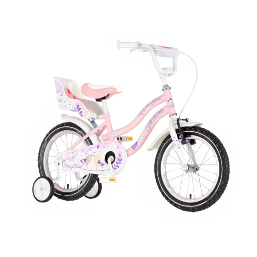 Visitor Song Bird 16 madárkás gyerek kerékpár rózsaszín
