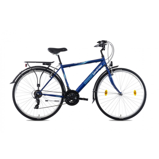 Csepel Landrider férfi 21 seb. trekking kerékpár 21" Sötétkék