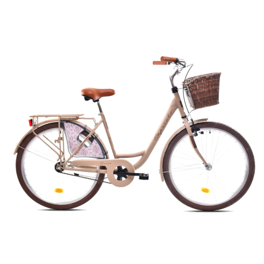 Capriolo Diana 26" 1 sebességes női városi kerékpár 18" Mattbézs
