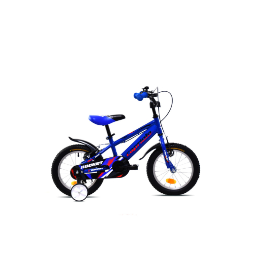Capriolo Rocket 14" hátra tekerhető gyerek kerékpár Kék