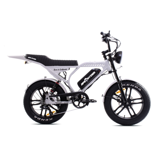 Ape Ryder Mandril Ultra 2 Személyes Városi és Off-Road E-Bike pedelec/moped ezüst