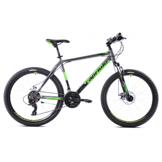 Capriolo Oxigen 26" férfi MTB kerékpár 20" Grafit-Zöld
