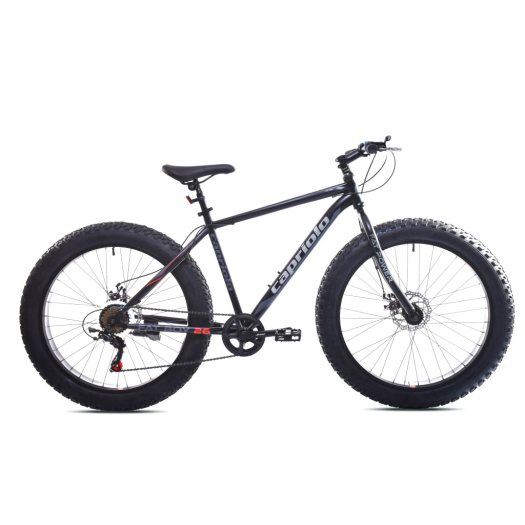 Capriolo Fatboy 26 fatbike kerékpár Fekete