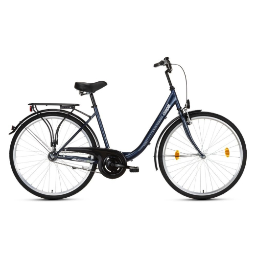 Csepel Budapest B 28 kontrás városi kerékpár Sötétkék 2024