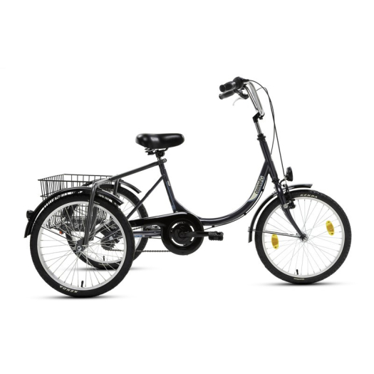 Csepel Camping három kerekű agyváltós kerékpár Szürke