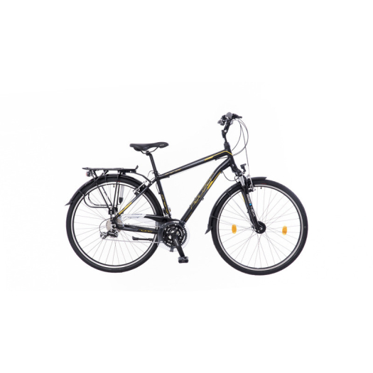 Neuzer Firenze 200 férfi 19" trekking kerékpár Fekete-Sárga
