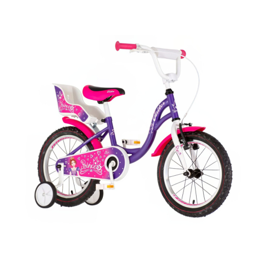 Visitor Princess 16 királylányos gyerek kerékpár lila