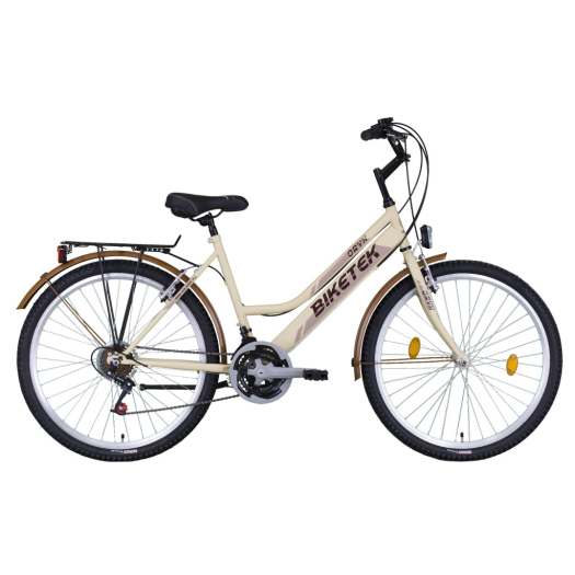 Biketek Oryx női City kerékpár latte
