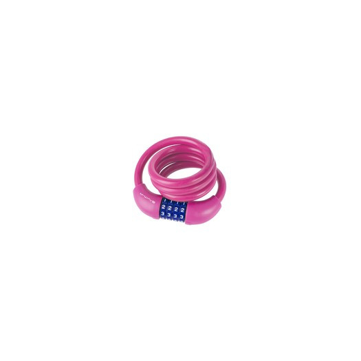 M-Wave számzáras spirál lakat pink
