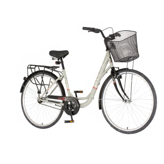 Venssini Diamante 26 szürke női városi kerékpár