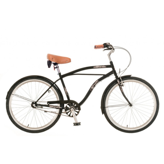 Neuzer California férfi cruiser kerékpár Fekete