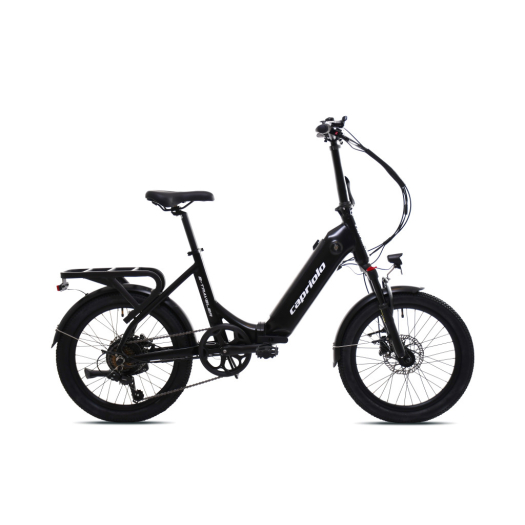 Capriolo E-bike Folding pedelec kerékpár Fekete
