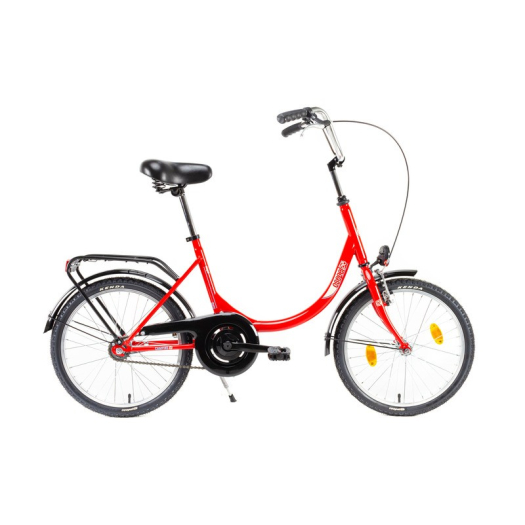 Csepel Camping kontrás merevvázas kerékpár Piros