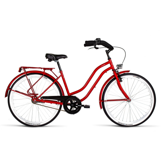 Koliken Cruiser kontrás női kerékpár bordó