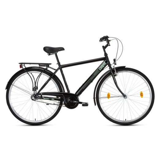 Csepel Budapest férfi 21" agyváltós városi kerékpár Fekete 2024