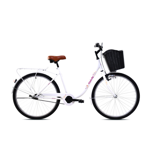 Adria Melody női városi 1 sebességes 26 kerékpár Fehér