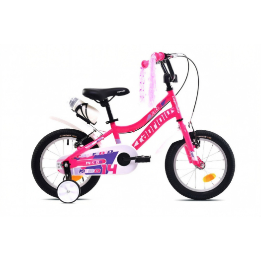 Capriolo Kido 14 gyerek kerékpár Rózsaszín-Lila