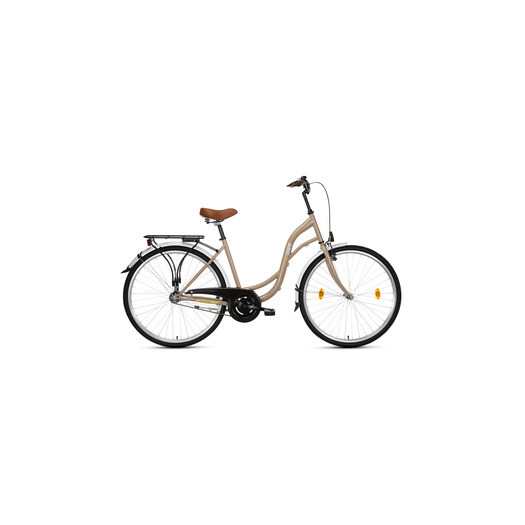 Csepel Velence 28 kontrás városi kerékpár Drapp