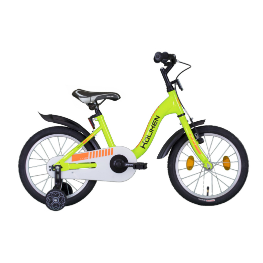 Koliken Lindo 16 gyermek kerékpár neonzöld