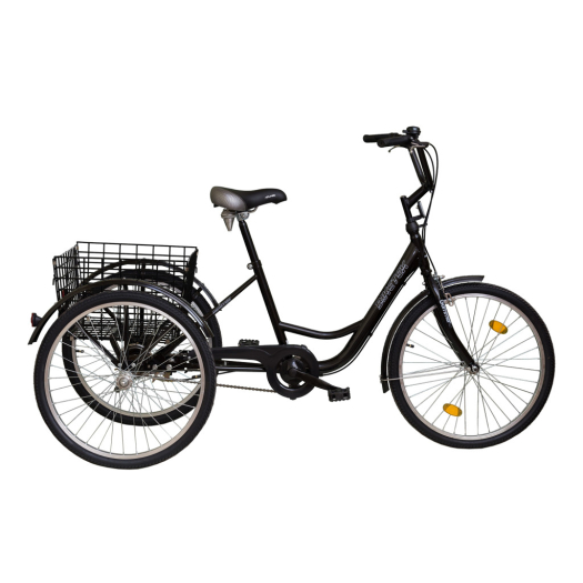 Koliken Gommer három kerekű 1 sebességes kerékpár fekete