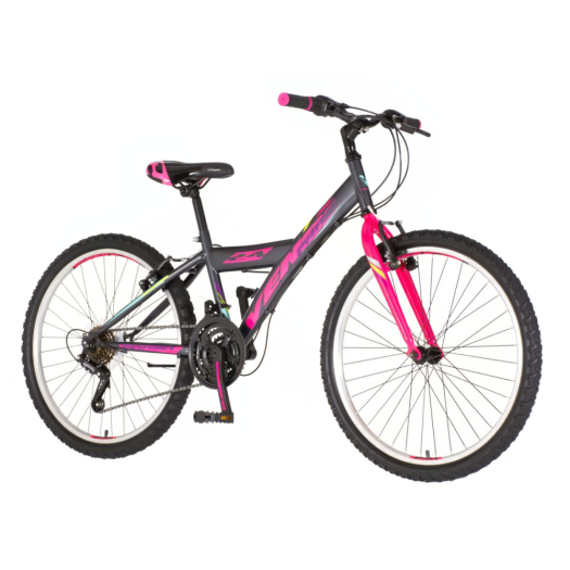 Venssini Parma 24 gyerek kerékpár grafit-pink