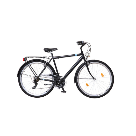 Neuzer Ravenna 30 férfi 21" trekking kerékpár Fekete