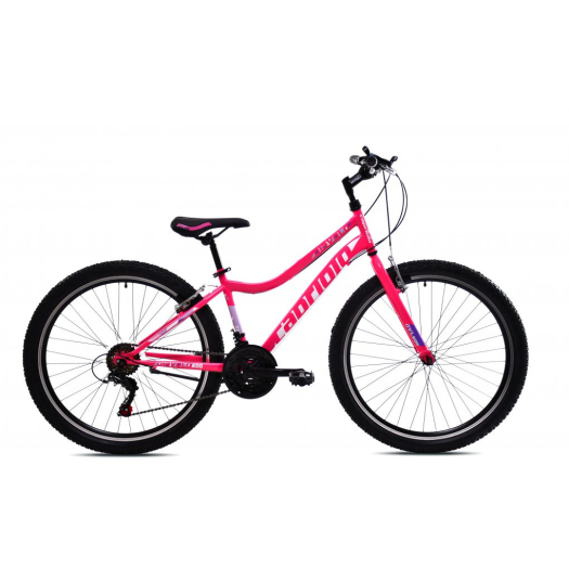 Capriolo Diavolo 600 26" lányka MTB kerékpár 14" Pink-Lila