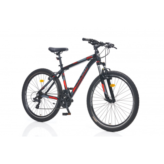 Corelli Via 1.0 gyerek MTB könnyűvázas kerékpár 15" Fekete-Piros