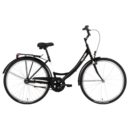 Biketek Jázmin 28 kontrás városi kerékpár Fekete