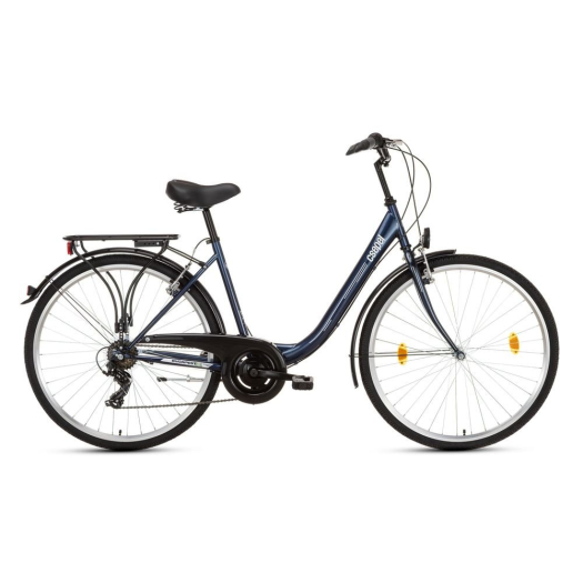 Csepel Budapest B 28 7 seb. városi kerékpár Sötétkék 2024