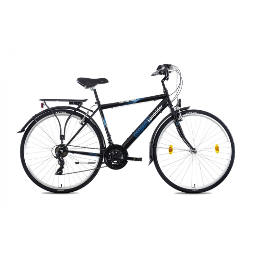 Csepel Landrider férfi 21 seb. trekking kerékpár 21" Fekete