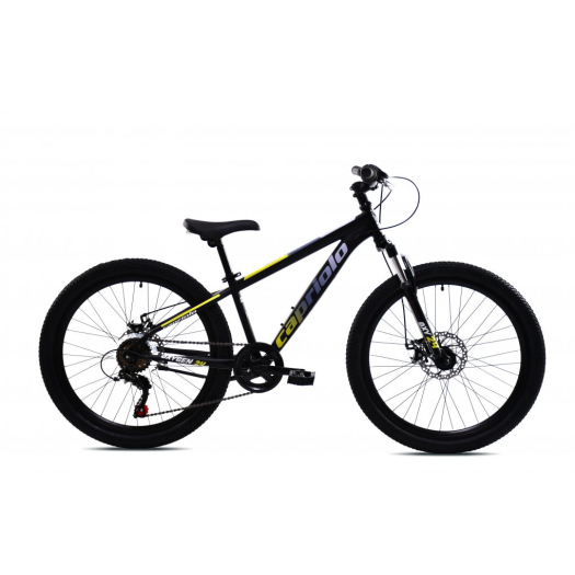 Capriolo Oxigen Disc 24" gyerek kerékpár Fekete-Sárga