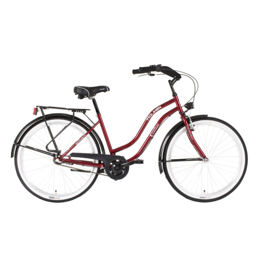 Koliken Cruiser agyváltós női kerékpár bordó