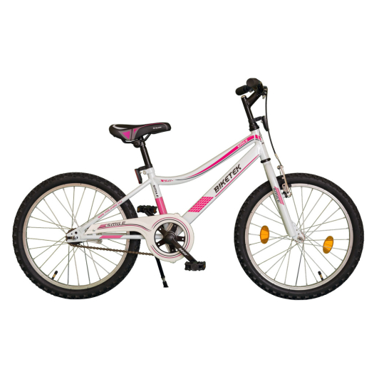 Biketek Smile lány 20 gyerek kerékpár Fehér