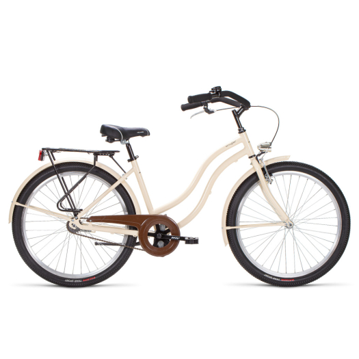 Koliken Cruiser kontrás női kerékpár Bézs