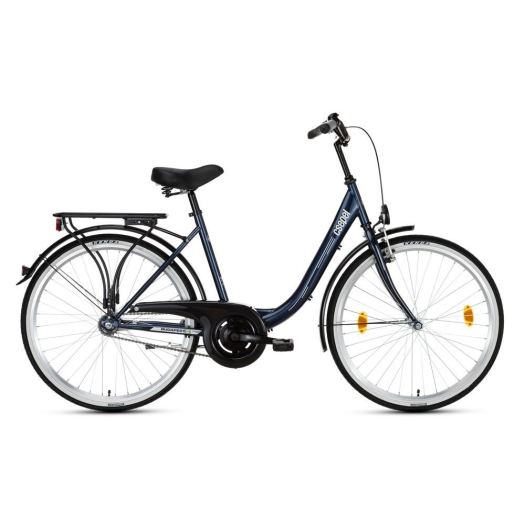 Csepel Budapest B 26 kontrás városi kerékpár Sötétkék 2024