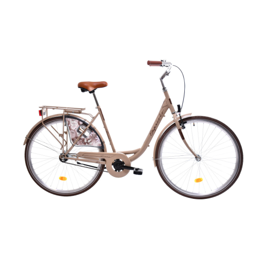 Capriolo Diana 1 sebességes női kontrás városi kerékpár 20" Bézs