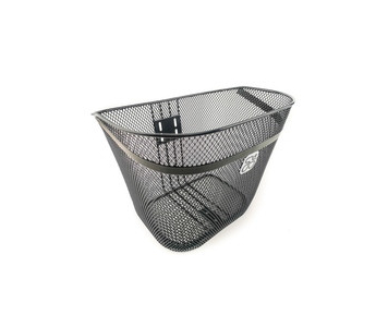 Csepel logós sűrűszövésű első kosár fekete