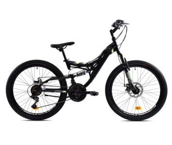 Capriolo CTX 240 24" gyerek kerékpár Fekete-Zöld