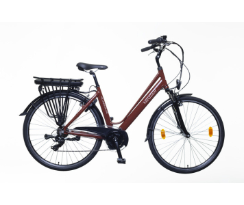Neuzer Hollandia Delux női 19" pedelec kerékpár Barna