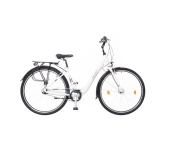 Neuzer Padova 28 7 sebességes 17" városi kerékpár Fehér