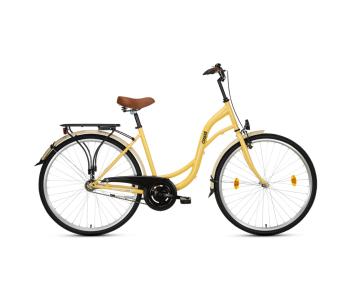 Csepel Velence 28 kontrás városi kerékpár Krém