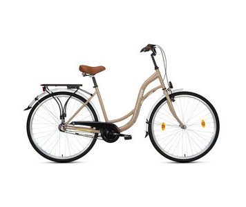 Csepel Velence 28 agyváltós városi kerékpár Drapp