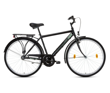 Csepel Budapest férfi 19" kontrás városi kerékpár Fekete 2024